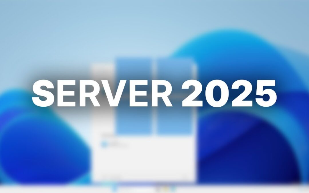 Installing Windows Server 2025